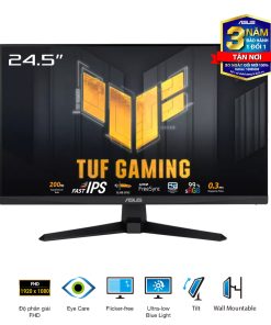 Màn Hình Gaming ASUS TUF Gaming VG259Q5A (24.5 inch/ IPS/ FHD/ 200Hz/ 1ms)