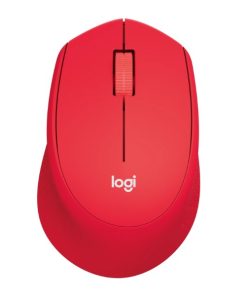 Chuột máy tính không dây Logitech M331 Silent màu Đỏ